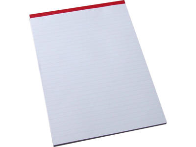 Telefonblok A4 linjeret med stub