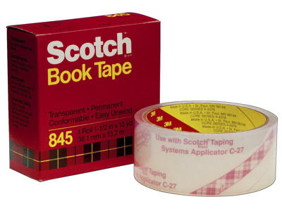 Bogtape 3M 845 50mm x 13,7 meter klar