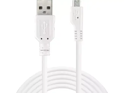 Usb kabel micro hvid 3 meter