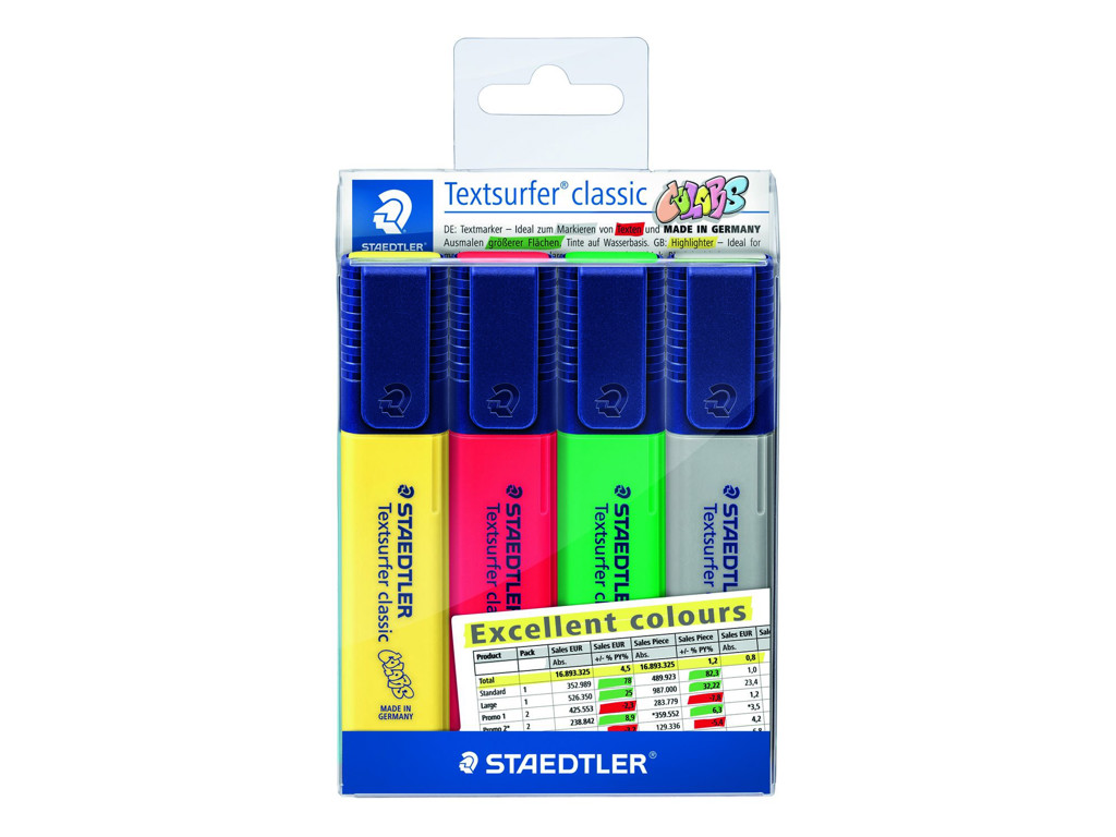 Overstregningstusch | Staedtler | 364-WP | 4 ass