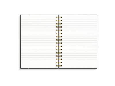 Notesbog Mayland A5 lin Notes m/spiral