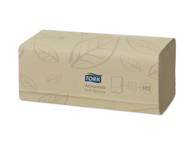 Håndklædeark Tork H2 130299 Soft natur 2-lags 21x180 ark