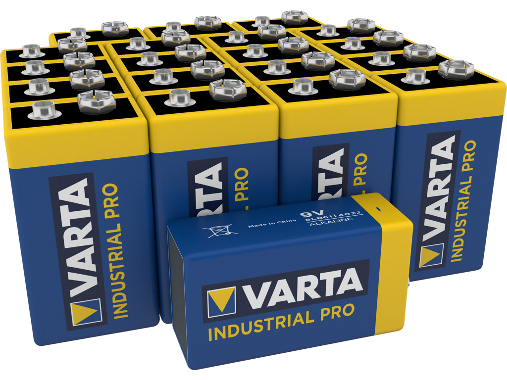 Batteri Varta industrial pro 9V 20 stk