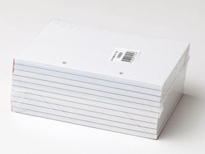 Blok A5 kvadreret toplimet 2 huller