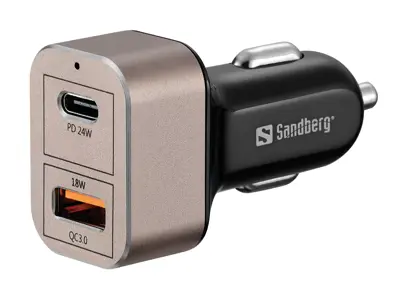 SANDBERG CAR CHARGER USB-C