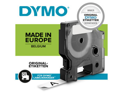 Dymo tape 45014 12mm blå/hvid
(S0720540)