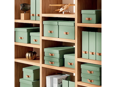 Tidsskriftsamler A4 Leitz Puro grøn 2 stk