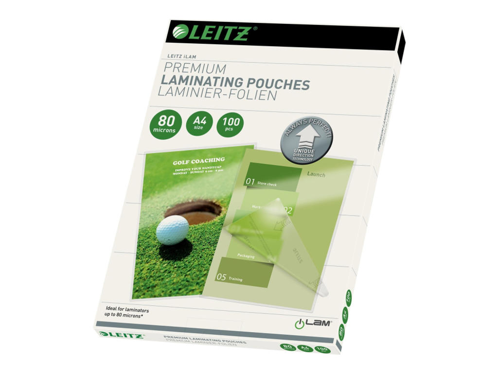 Lamineringslomme A4 80 mic 100 stk Leitz UDT