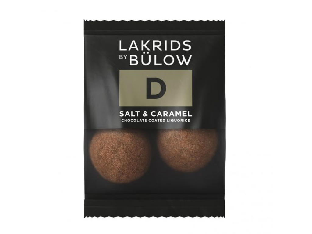 Lakrids by Bülow D | Salt & Caramel | Flowpack | 250 poser