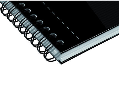 Notesbog Oxford Smart A5 lin sort