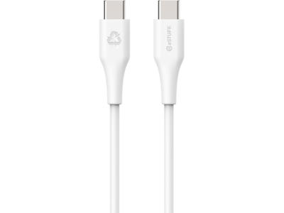 Kabel USB-C til USB-C eSTUFF 2 meter hvid