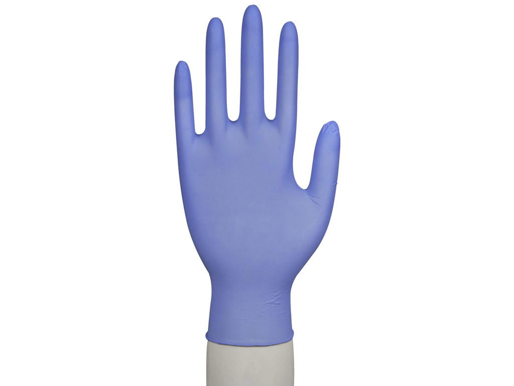 Nitrilhandske pudderfri S blå 200 stk