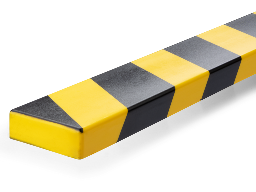 Vægbeskytter Durable S20 1m sort/gul