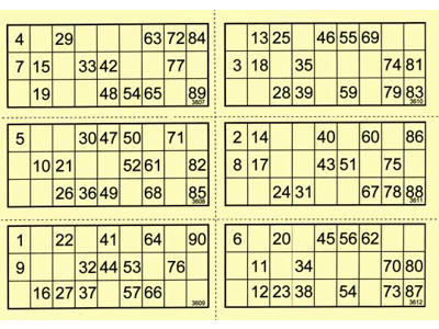 Bankoplader 1-90 gul 500 ark