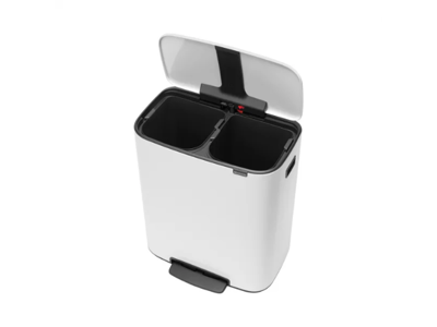 Brabantia Pedalspand Bo | 2 x 30 liter | Hvid