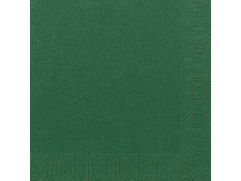 Servietter 33x33 cm 3-lags Duni mørkegrøn 8x125 stk 