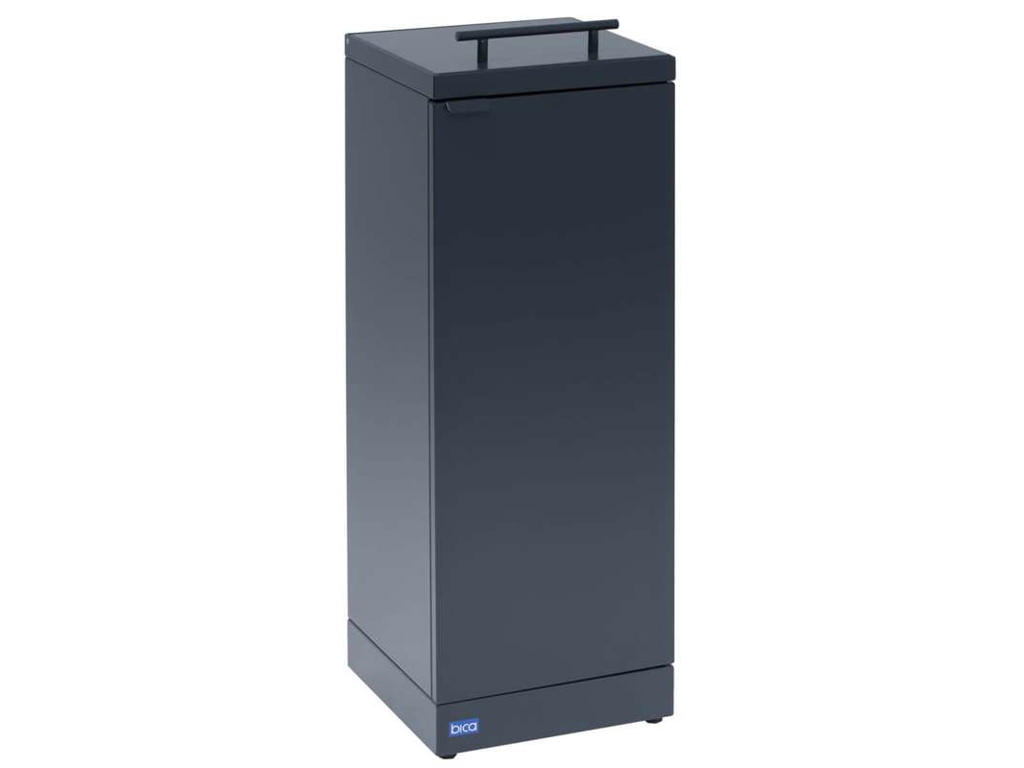 Affaldsbeholder Bica 65L m/låg antracit