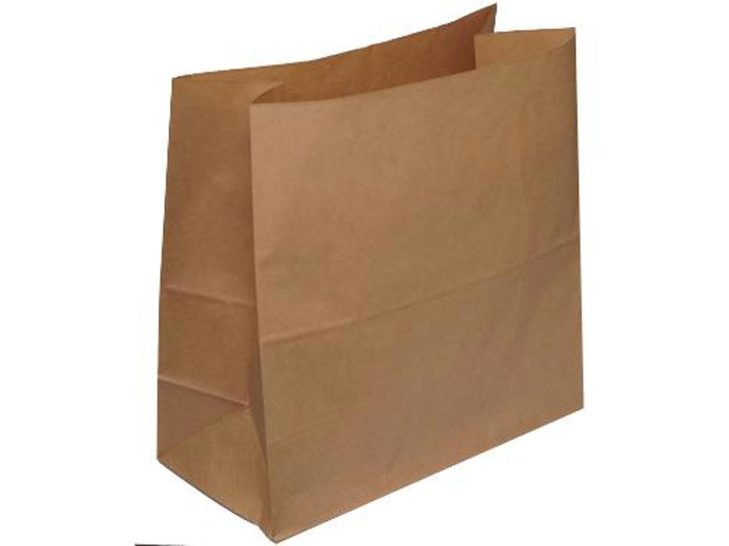 Klodsbundspose 350x170x350mm 21L brun 200 stk.