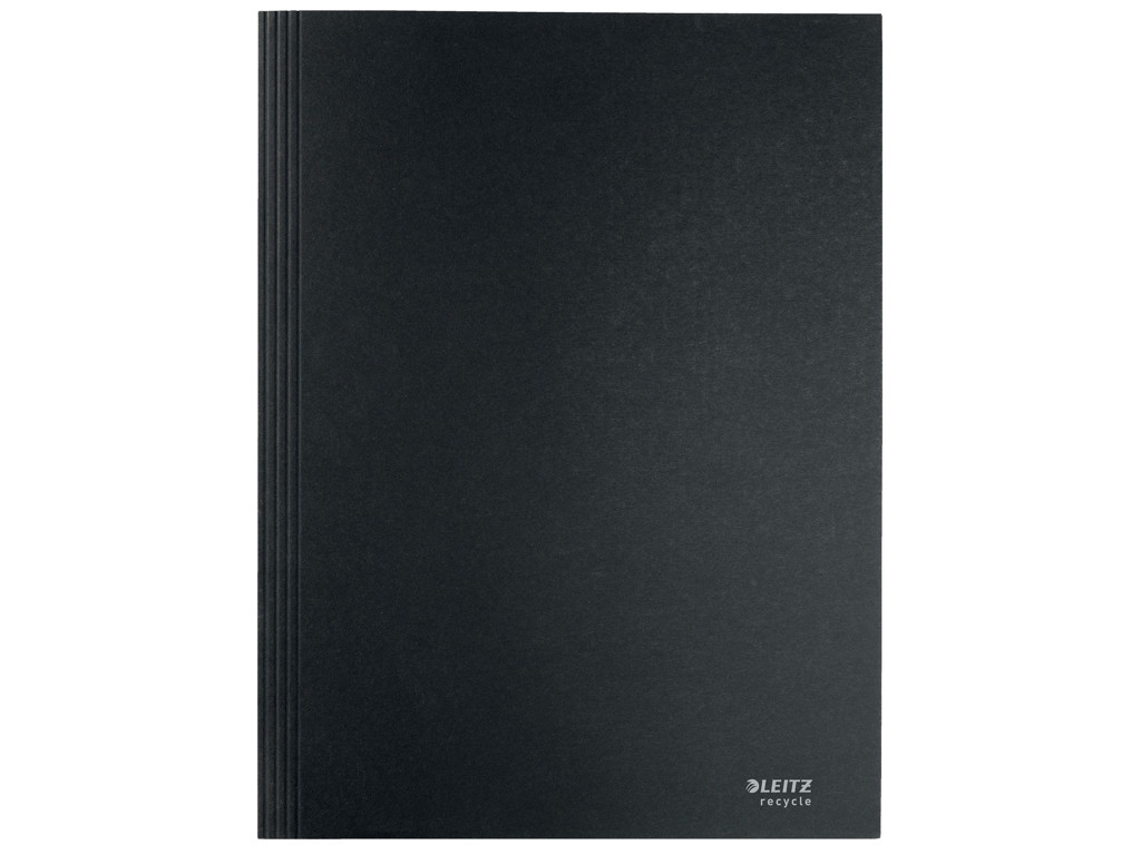 Mapper karton Leitz A4 Recycle 3-klap sort