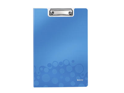 Clipboard A4 med omslag WOW blå