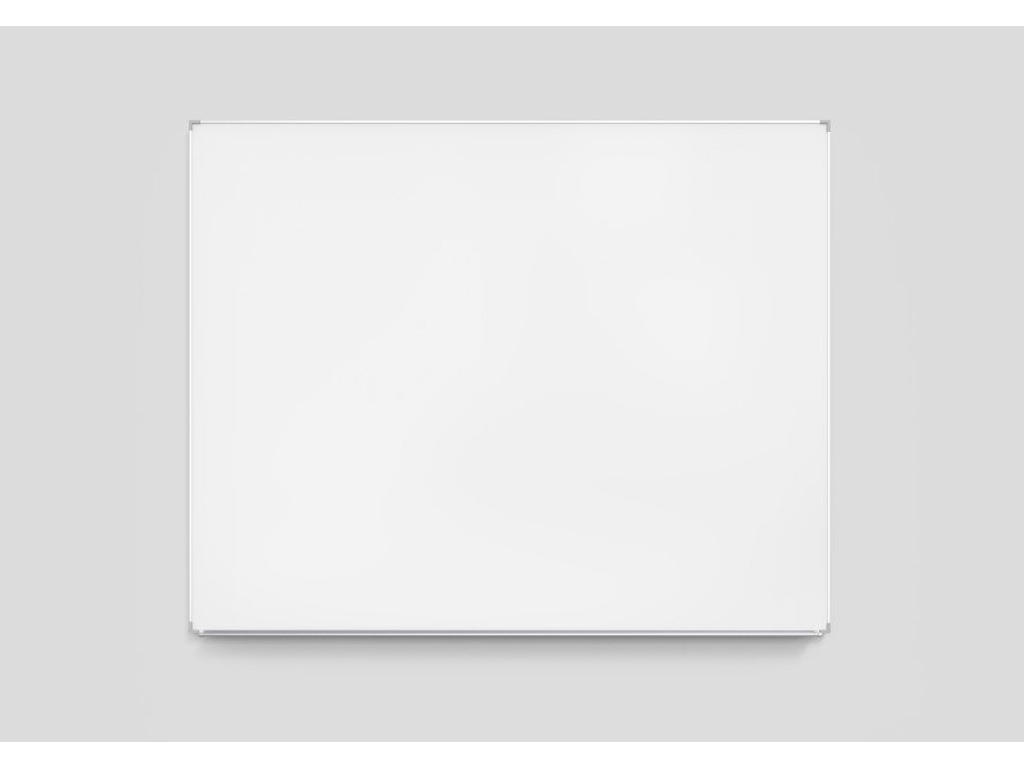 Lintex Whiteboard Boarder, gerede hjørner, aluminiumsramme 2505 x 1205, 