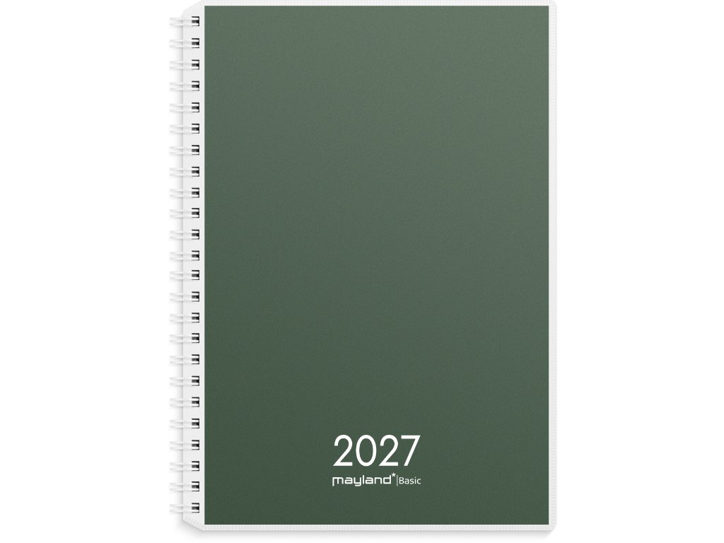 Basic ugekalender A5 PP-plast 2027
