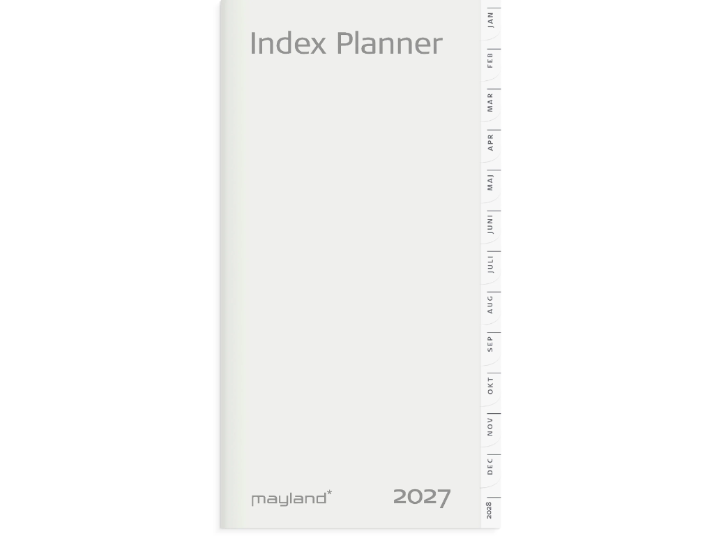 Index Planner månedskalender REFILL 2027