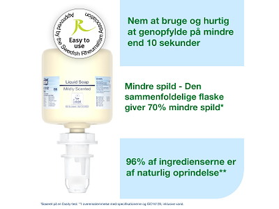 Sæbe Tork S5 425502 mild duft flydende 8x525ml