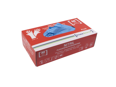 Nitrilhandske pudderfri Plus M blå 100 stk