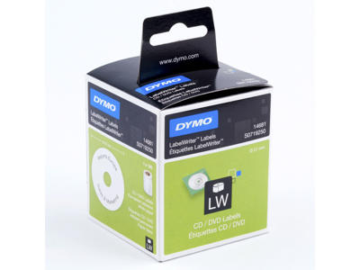 Dymo etiketter Ø57mm 160 stk. S0719250