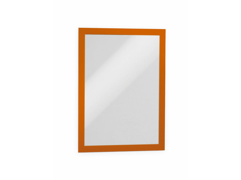 Skilt Duraframe® A4 orange selvklæbende 2stk