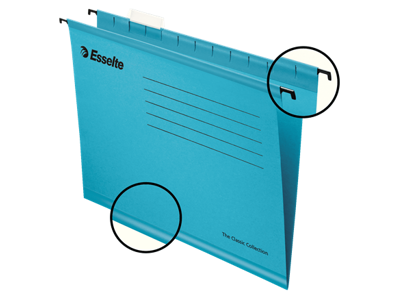 Hængemappe Esselte standard A4 blå 25 stk