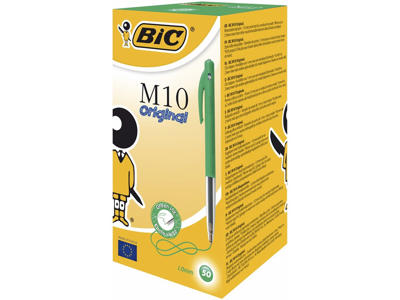 Kuglepen BIC Clic M10 M grøn
