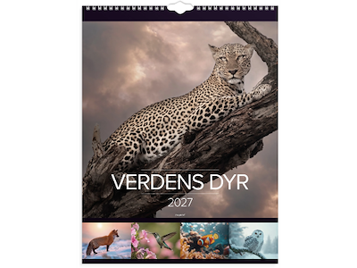 Vægkalender Verdens dyr 2027
