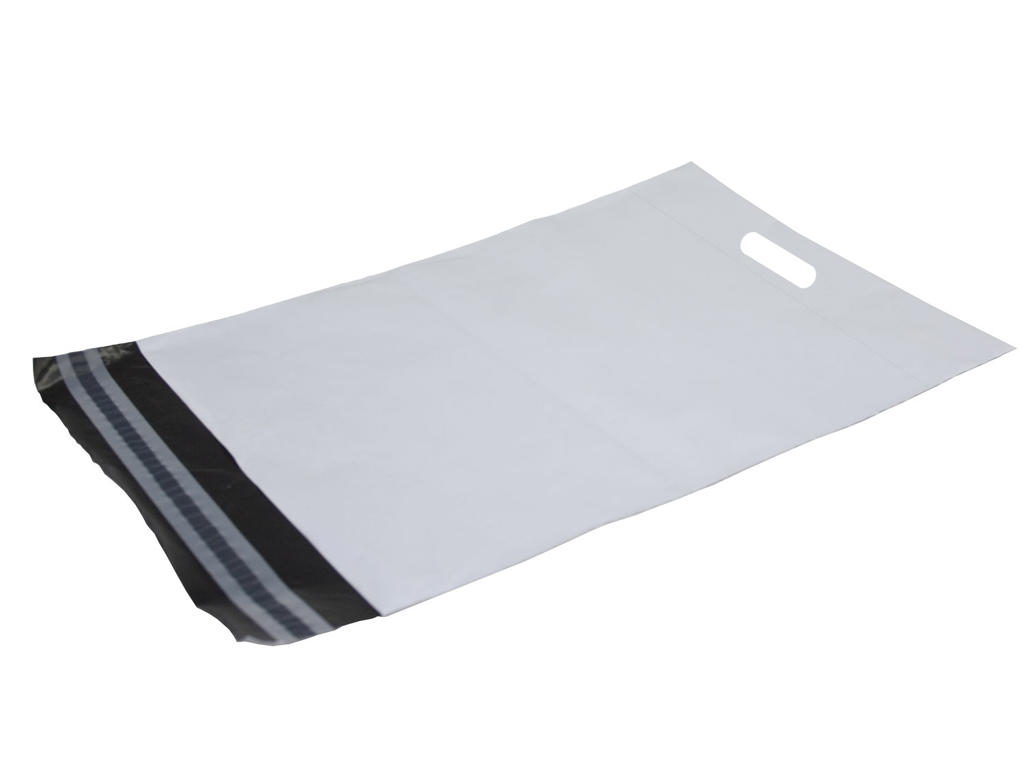 Forsendelsesposer PE 400x600 mm
m/håndtag hvid/sort 100 stk