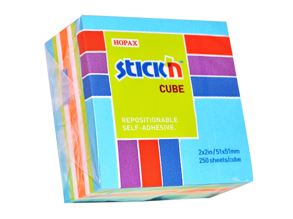 Notes Stick´N mini blå 51x51mm 250 blade