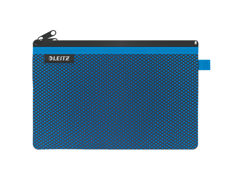 Rejselomme vandafvisende 2 rum large blå