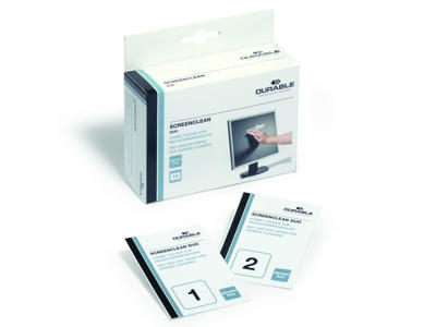 Renseservietter til skærme tør og våd 10 sæt