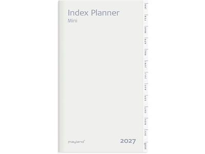 Index Planner mini månedskalender REFILL 2027