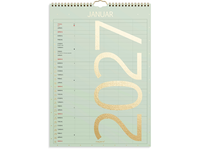 Familiekalender Color lille 2027