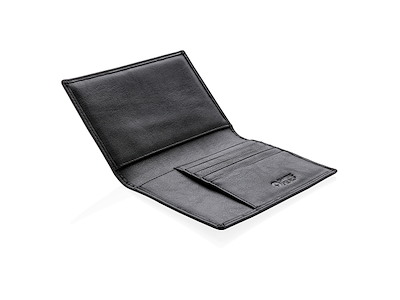 Swiss Peak RFID anti skimming pas holder, sort