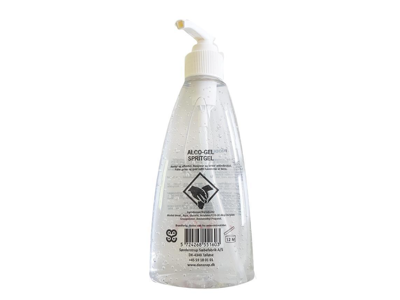 Hånddesinfektionsgel 300 ml.