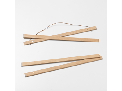 Plakatophæng 71 cm m/magnet egetræ