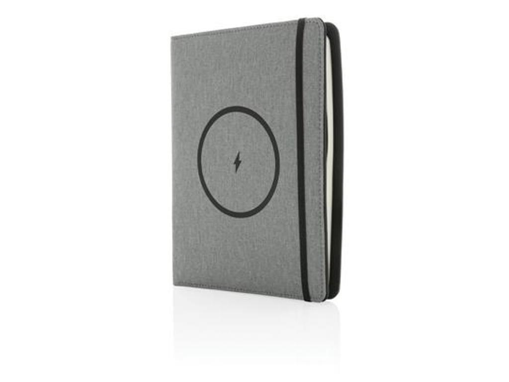 Air A5 notesbog med 5W trådløs opladning / 5.000 mAh, grå