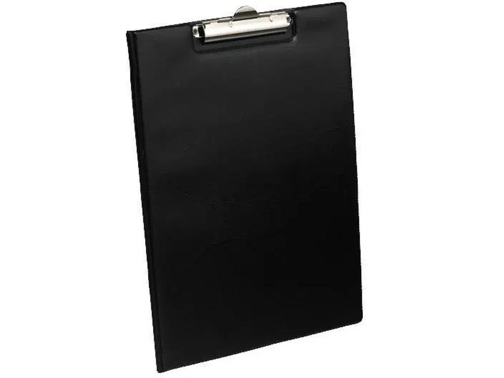 Clipboard A4 med omslag sort Bantex