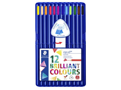 Farveblyant Ergosoft 157-SB12 12 ass. farver
