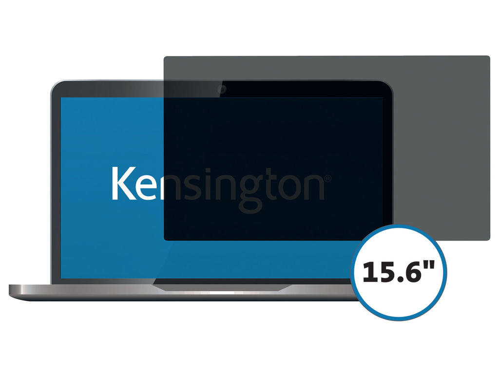 Skærmfilter Kensington 15,6" wide 16:9 2-vejs aftagelig