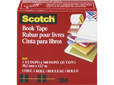 Bogtape 3M 845 38mm x 14 meter klar