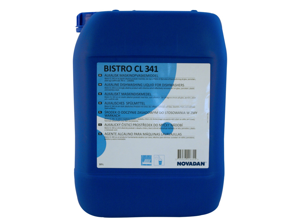 Maskinopvask Bistro 341 m/klor 10 liter