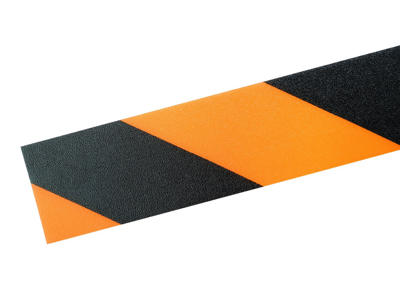 Advarselstape Duraline 50/07 50mm x 30 meter gul/sort